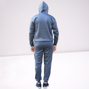 Micro Fleece Nike Zipper track Suit, Gray Color